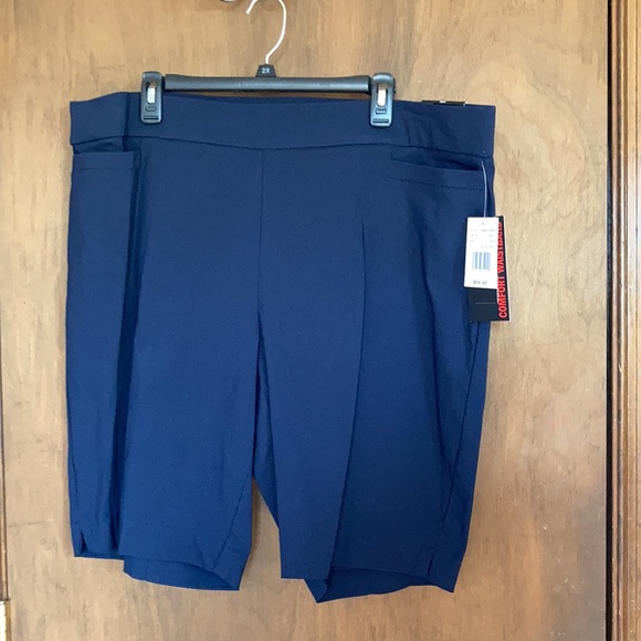Briggs navy blue pull on short w comfort waistband and stretch 20W - Picture 12 of 17